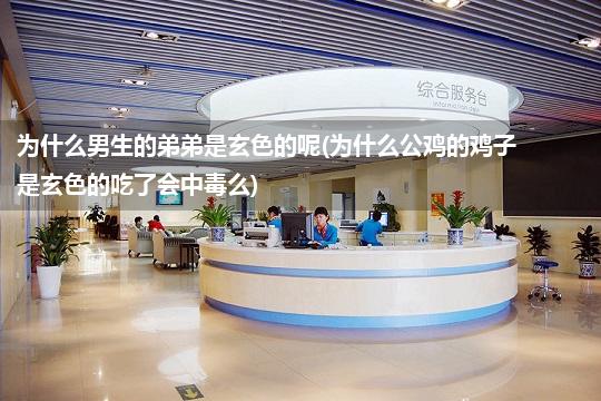 为什么男生的弟弟是玄色的呢(为什么公鸡的鸡子是玄色的吃了会中毒么)