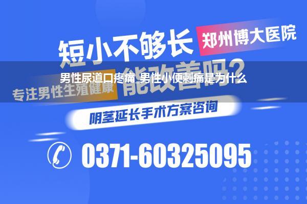 男性尿道口疼痛_男性小便刺痛是为什么