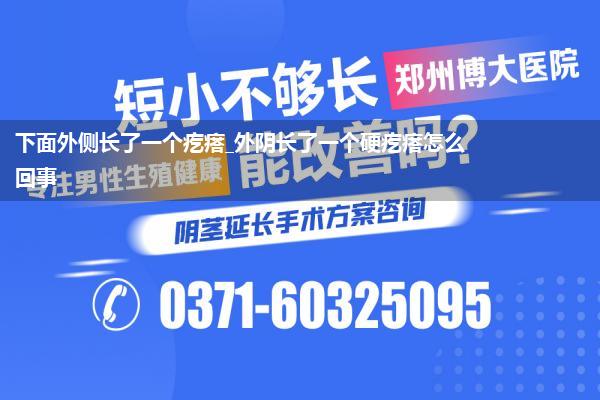 下面外侧长了一个疙瘩_外阴长了一个硬疙瘩怎么回事